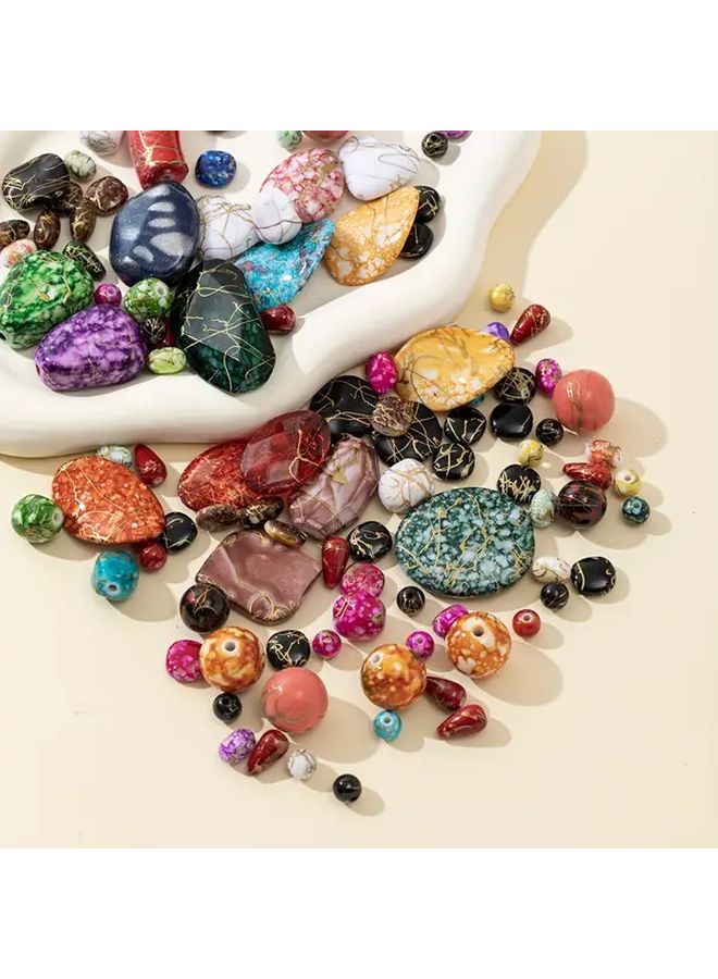 Mixed Color Irregular Shape Beads For DIY Jewelry Making And Handcrafts - Image 5